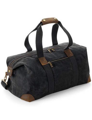QUA-QD650-Heritage Waxed Canvas Holdall